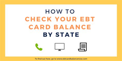 ebt link balance|EBT Card .